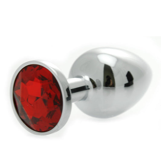 Jewel Butt Plug With Red Gem | Jewelled Butt Plug | Rimba | Bodyjoys