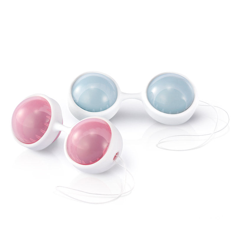 Lelo Luna Beads Mini Pleasure Set Pink And Blue | Kegel Exercisers | Lelo | Bodyjoys