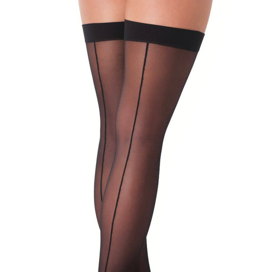 Black Sexy Stockings With Seem | Sexy Stockings | Rimba | Bodyjoys