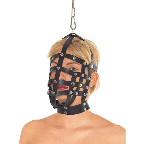 Leather Muzzle Mask | Bondage Hoods & Masks | Rimba | Bodyjoys