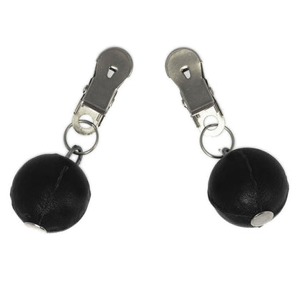 Nipple Clamps With Round Black Weights | Nipple Clamps | Rimba | Bodyjoys